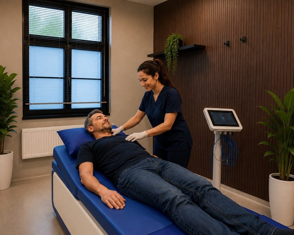 EECP treatment session at EECP Cyprus clinic