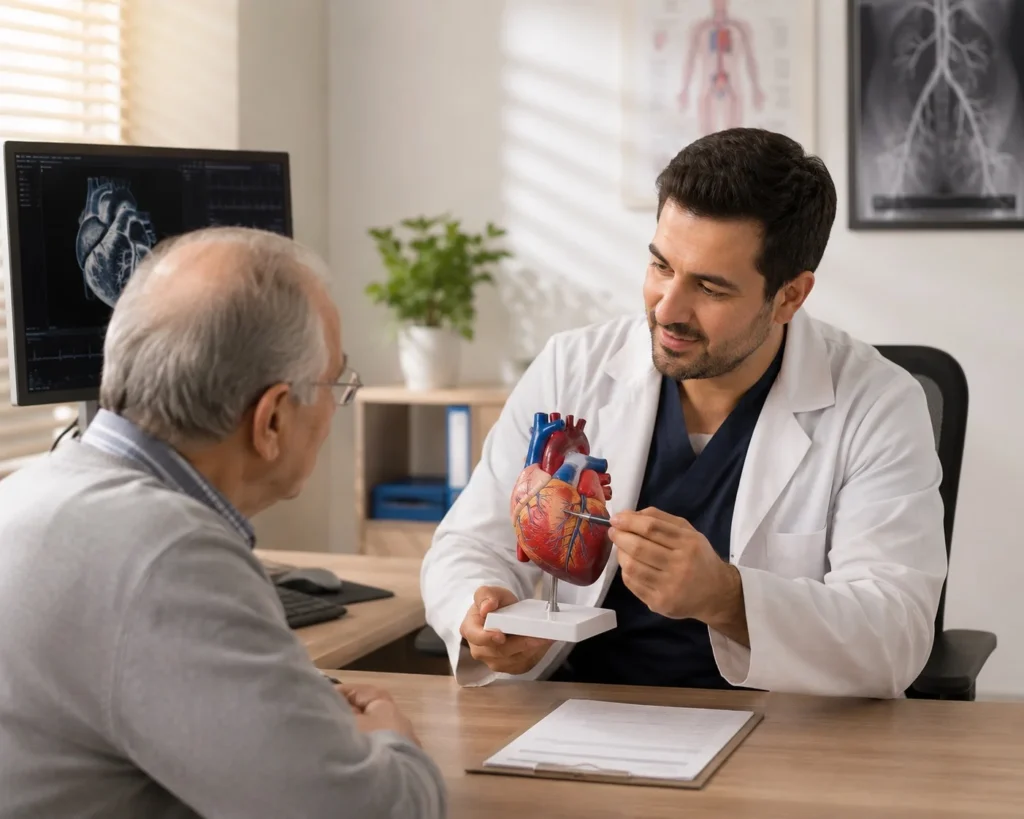 Medical illustration related to cardiovascular health